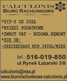 Biuro Rachunkowe Poznań Grunwald księgowość KPiR 